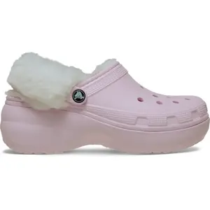 Sabots Crocs Classic Platform Lined Clog W pas cher