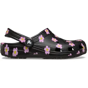 Sabots Crocs Classic Flower Noir 41/42 212677-001 pas cher