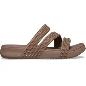Crocs Getaway Gems Strappy Sandales Femmes Latte 39 212584-2Q9-W9 pas cher
