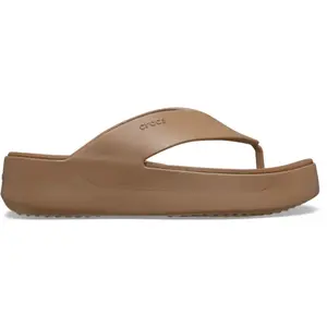Crocs Getaway Platform Tongs Femmes Milk Chocolate 34 209410-2JJ-W5 pas cher