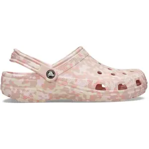 Crocs - Classic Confetti Clog - Sandales Pink Milk / Multi - 38 - 39 pas cher