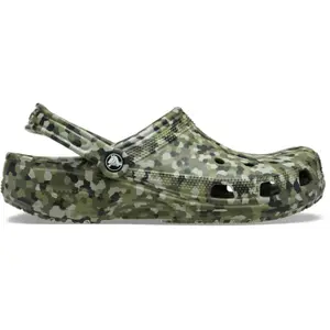 Crocs - Classic Confetti Clog - Sandales Army Green / Multi - 41 - 42 pas cher