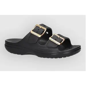 Crocs - Metallic Buckle Sandal - Sandales femme Black - 38 - 39 pas cher