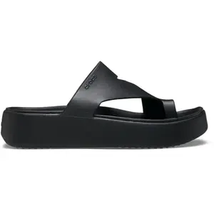 Comparateur de prix : Crocs Femme Getaway Platform Toe Loop Sandales, Black, 39/40 EU