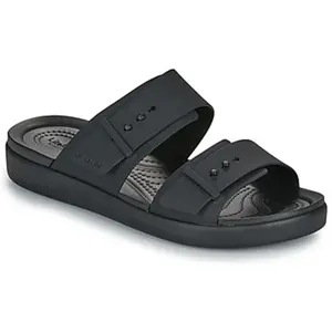 Comparateur de prix : Crocs Brooklyn Buckle Low Sandale cale Femme, Noir, 39/40 EU