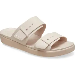 Comparateur de prix : Crocs Brooklyn Buckle Low Sandale cale Femme, Quartz, 36/37 EU