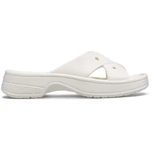 Sandales Crocs Cross Strap blanc pur femme - 34-35 pas cher