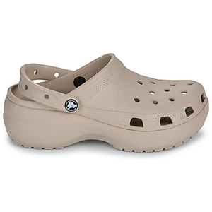 Crocs Classic Platform Clog - Sandales femme Taupe 36 - 37 pas cher