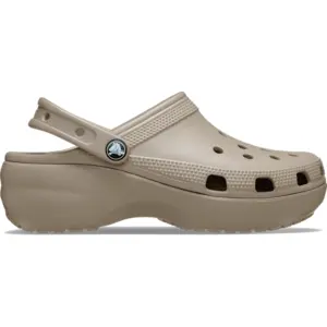 Crocs Classic Platform Clog - Sandales femme Taupe 37 - 38