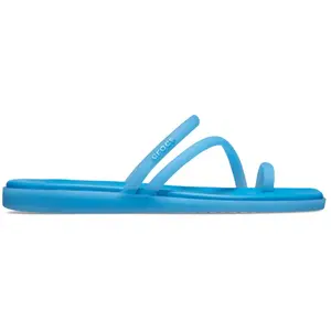 Crocs Femme Miami Frosted Toe Loop Sandales, Tinted Glass, 33/34 EU pas cher
