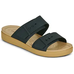 Comparateur de prix : Crocs Femme Brooklyn Buckle Low Sandales, Black/Tan, 38/39 EU