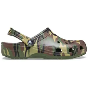 Crocs Classic Clog Camo Kaki pas cher