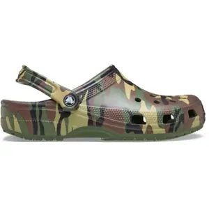 Crocs Classic Camouflage Sabots Unisex Army Green / Multi 48 211936-3TC-M13 pas cher