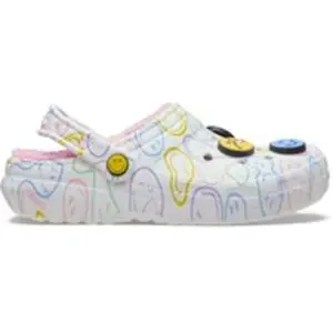 Sabots Crocs Smiley Classic Lined Multicolore 38/39 211696-90H pas cher