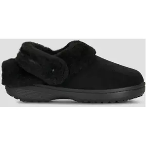 Crocs Classic Unfurgettable Vegan Suede Sabots Unisex Black 36 212106-001-M4W6
