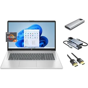 HP 17.3 inch FHD Laptop 6-Core AMD Ryzen 5 7430U (Beats i7-1255U) 32GB... pas cher