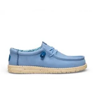 Wally Stretch Canvas par HEYDUDE Bleu 42 Homme pas cher