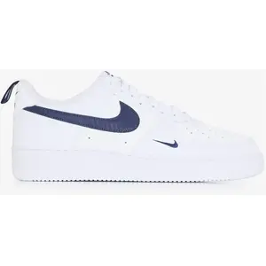 Nike Air Force 1 Low Mini Swoosh Blanc/bleu pas cher