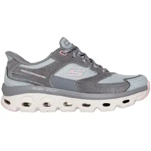 Skechers - Glide-Step Sole - Paradise Valley - Chaussures lifestyle femme Gris / Rose - 40 pas cher