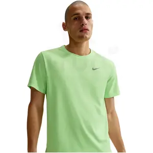Nike Miler Homme - T-Shirts, Vert - Taille M - Poly Jersey pas cher
