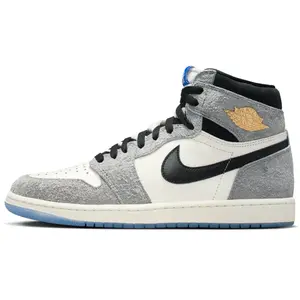 Chaussure Air Jordan 1 Retro High OG pour homme - Gris 35.5 DZ5485-003