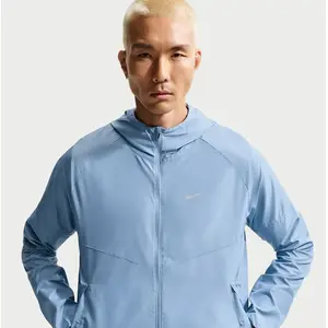 Veste de running déperlante Nike Miler pour homme - Bleu XL DD4746-486