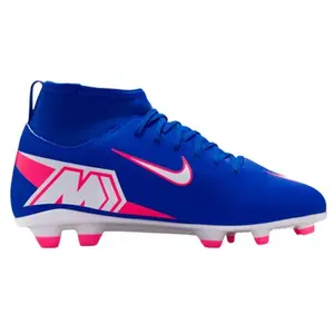 Nike Mercurial Superfly 10 Club FG Junior - Bleu, Bleu 38 pas cher
