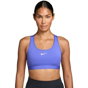 NIKE Soutien-gorge de sport femme Swoosh à maintien moyen bleu | S pas cher