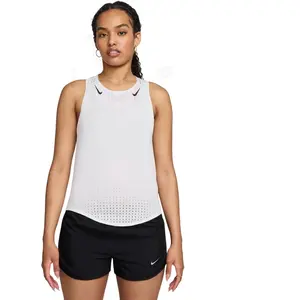 Comparateur de prix : Maillot de running Dri-FIT ADV Nike AeroSwift pour femme - Blanc L (FR 46-48) IF1252-100