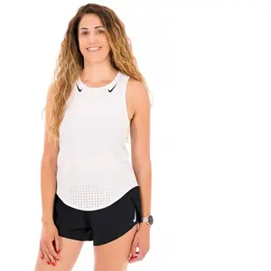 Nike AeroSwift Maillot de course Femmes - blanc, noir, Taille S pas cher