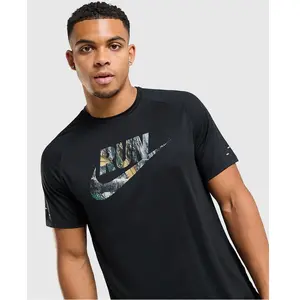 Nike T-shirt Realtree Stride - Noir, Noir S pas cher