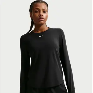 Haut à manches longues Dri-FIT Nike One Classic pour femme - Noir M (F... pas cher