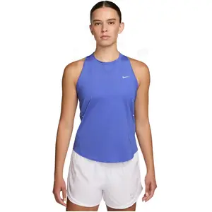 Nike Swift Tank Maillot de course Femmes-bleu, argent, Taille XS pas cher