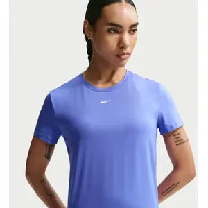 NIKE T-shirt de fitness pour femme One Classic Dri-FIT bleu | XS pas cher