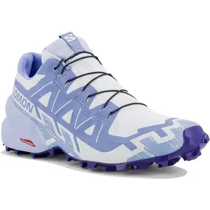 Chaussures Salomon Speedcross 6 bleu ciel blanc femme - 39(1/3) pas cher