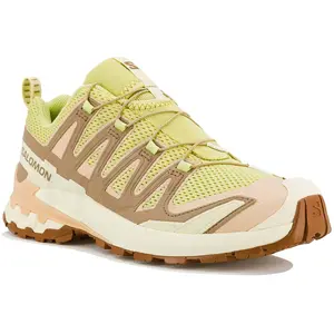 Chaussures Salomon XA PRO 3D v9 jaune rose vif femme - 38 pas cher
