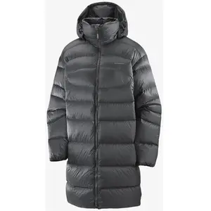 Veste à capuche Salomon Outline Novelty Mid Down noir femme - XS pas cher