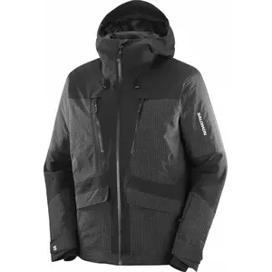 Salomon - Veste de ski imperméable et chaude - Spark Jacket M Deep Bla... pas cher