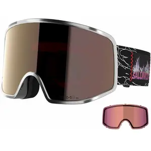 Salomon - Masque de ski/snowboard - Sentry Pro Sigma Silver - Gris pas cher