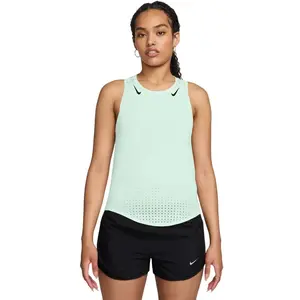 Nike AeroSwift Maillot de course Femmes - menthe, noir, Taille XS pas cher