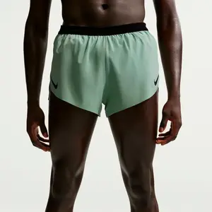 Short de running avec sous-short intégré 5 cm Dri-FIT ADV Nike AeroSwift pour homme - Vert XL FN3349-006 pas cher
