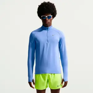 Comparateur de prix : Nike Stride Maillot de course Hommes - bleu clair, argent, Taille XXL