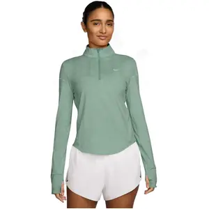 Nike Swift Maillot de course Femmes - vert clair, argent, Taille M pas cher