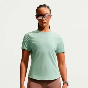 Nike Swift Maillot de course Femmes - vert clair, argent, Taille XL pas cher