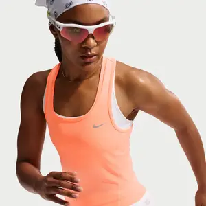 Comparateur de prix : Nike Débardeur de running Tempo Mesh - Orange, Orange S