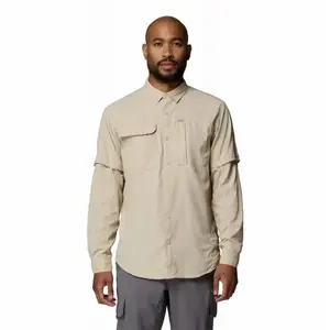Columbia - Skien Valley LS Shirt - Chemise homme Ancient Fossil - M pas cher