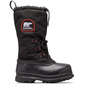 Botte d'hiver SOREL GLACIER XT (Black, Red Quar) Femme pas cher