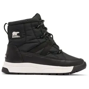 Comparateur de prix : Botte d'hiver SOREL WHITNEY III MID WP (Black, Sea Salt) Femme