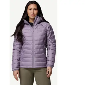 Veste à capuche Columbia Powder Lite II violette femme - M pas cher