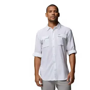Columbia - Silver Ridge Utility II LS Shirt - Chemise homme White - XL